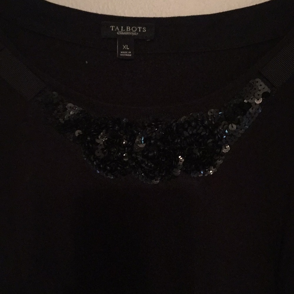 Talbots cute 3/4 length sleeve - Picture 2 of 3